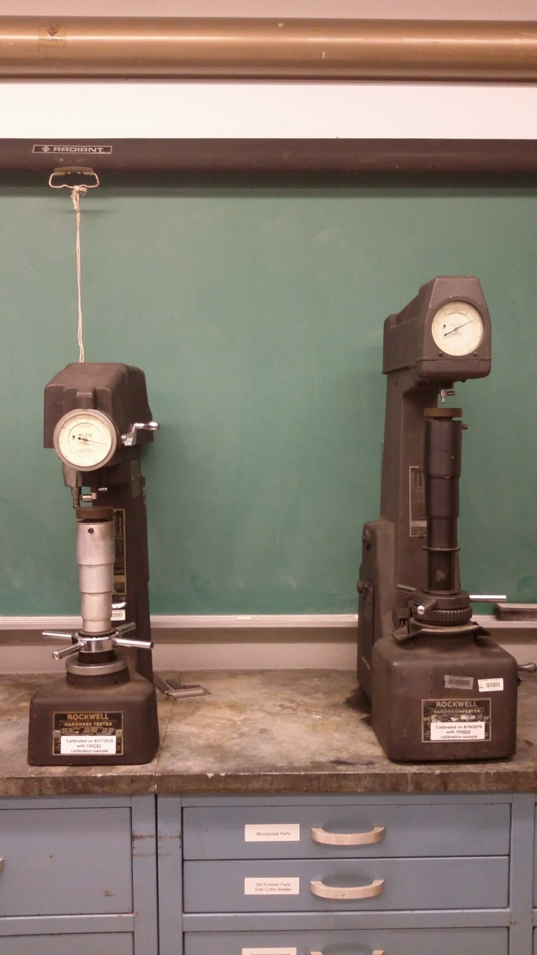 Rockwell Indenters Materials Science Teaching Laboratory